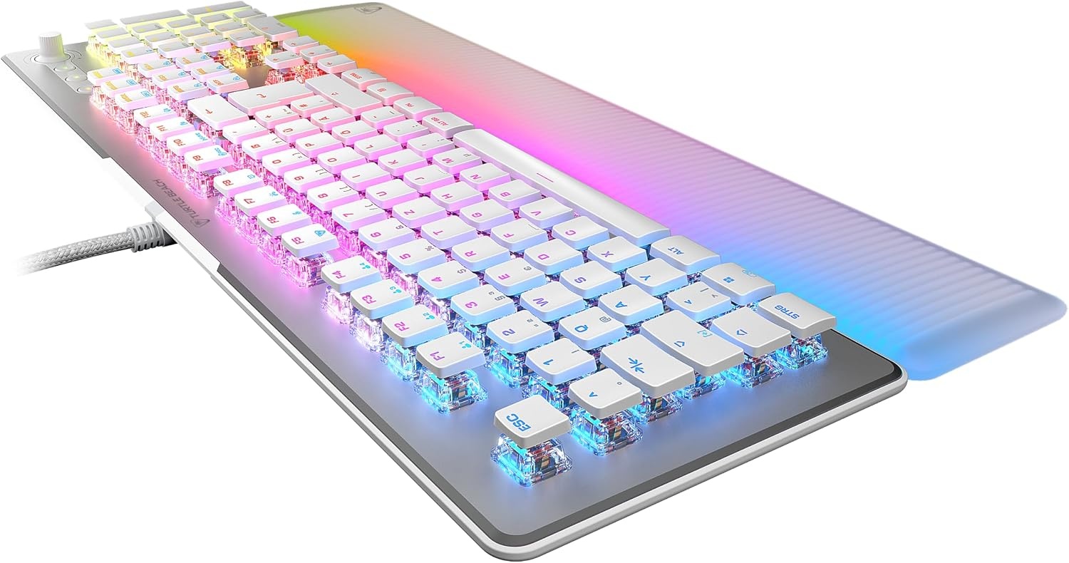 Clavier gaming Vulcan II Max blanc - 40% de remise - Opto-mécanique