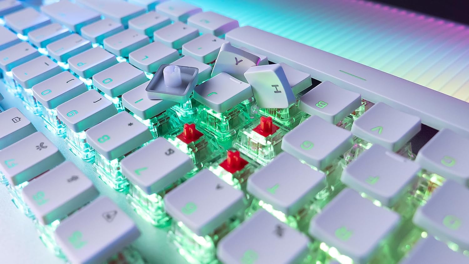 Clavier gaming Vulcan II Max blanc - 40% de remise - Opto-mécanique