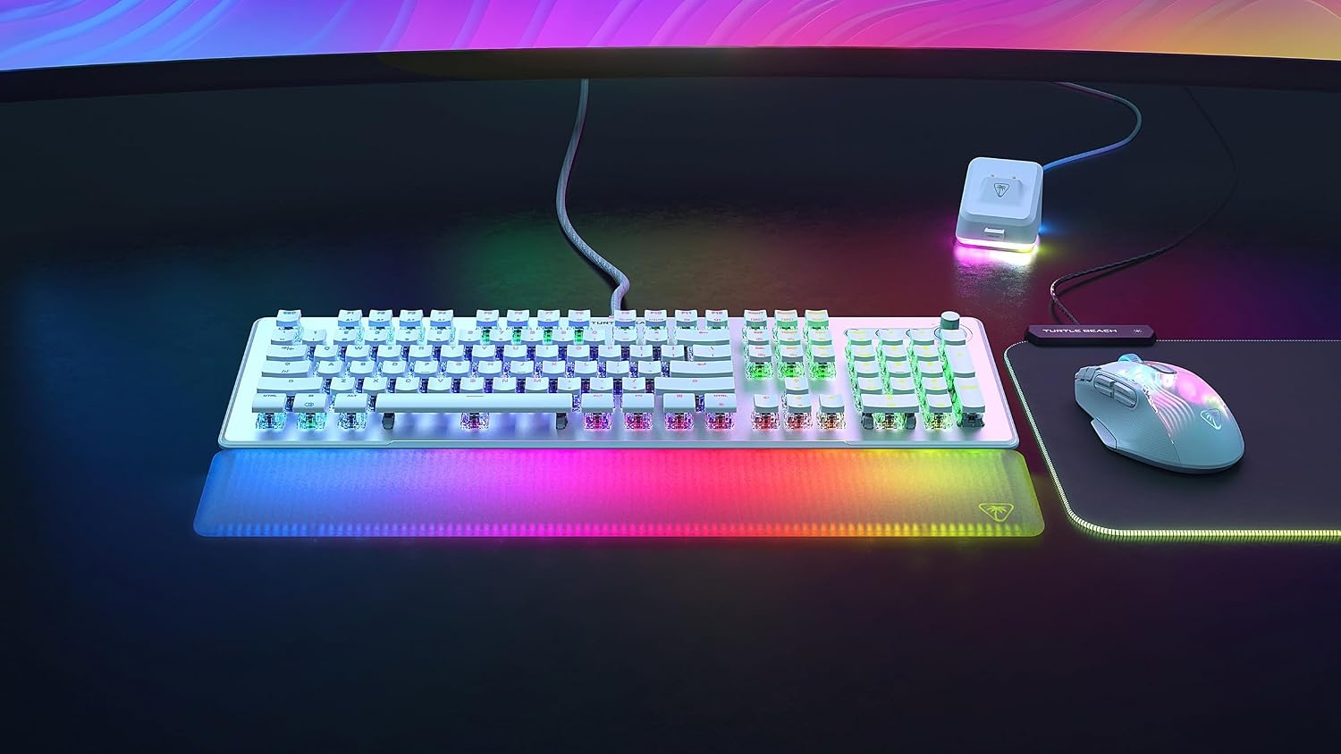 Clavier gaming Vulcan II Max blanc - 40% de remise - Opto-mécanique
