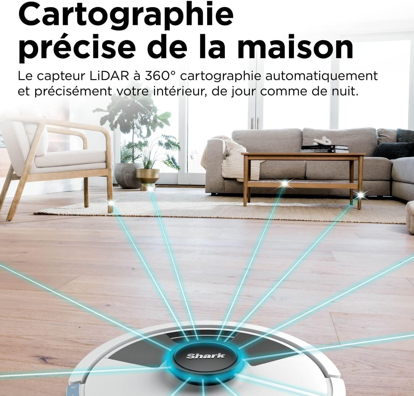 Robot aspirateur et laveur 2-en-1 LiDAR - 42% de remise