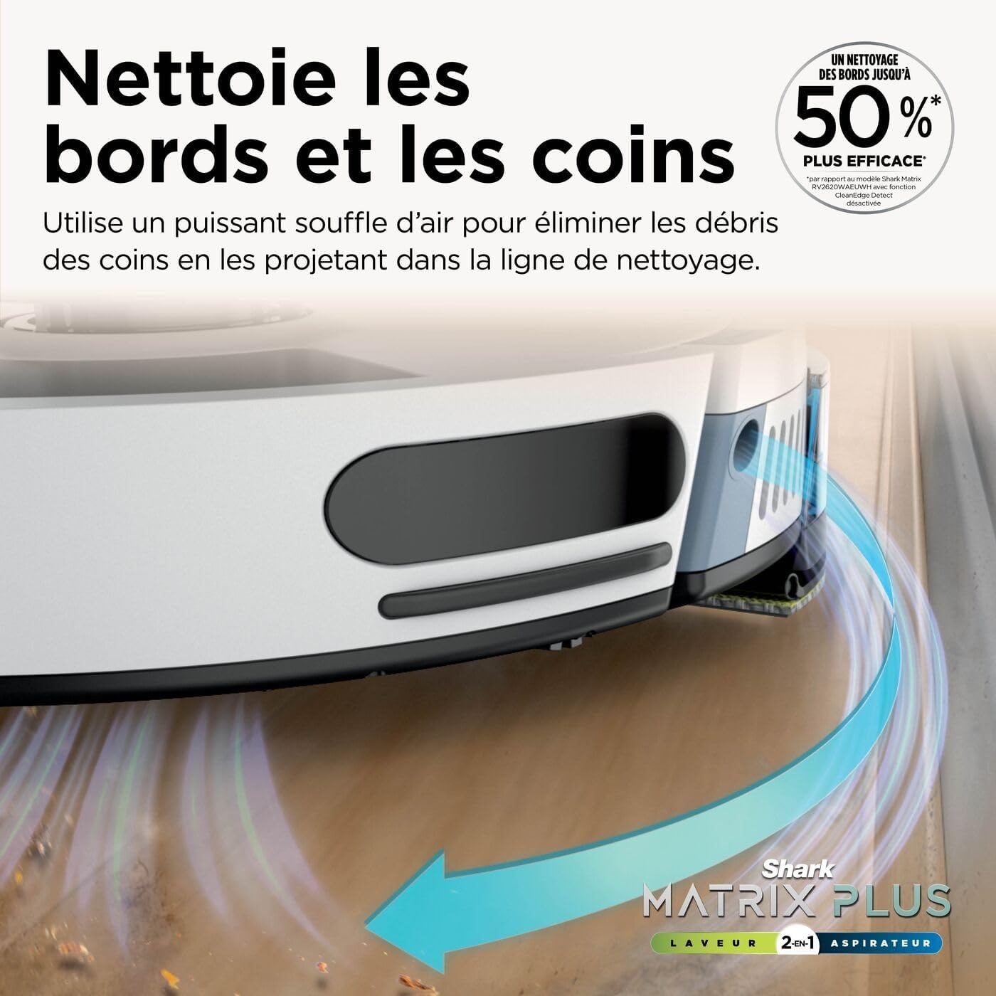 Robot aspirateur et laveur 2-en-1 LiDAR - 42% de remise
