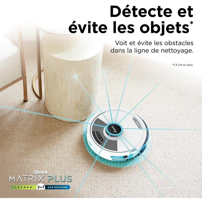Robot aspirateur et laveur 2-en-1 LiDAR - 42% de remise