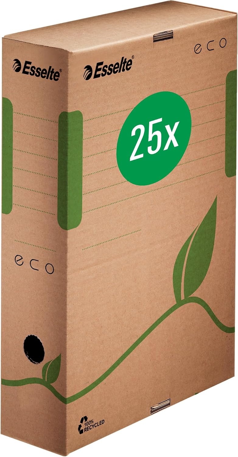 Lot de 25 boîtes d'archives A4 Brun M - 38% de remise