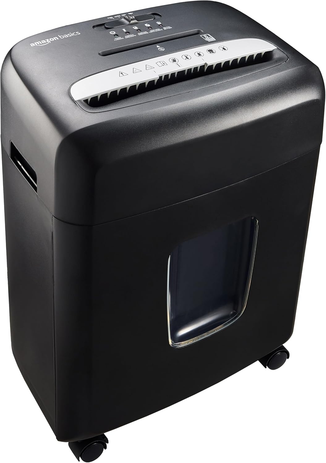 Amazon Basics Destructeur de documents coupe croisée 12 feuilles Noir M - 36% de remise