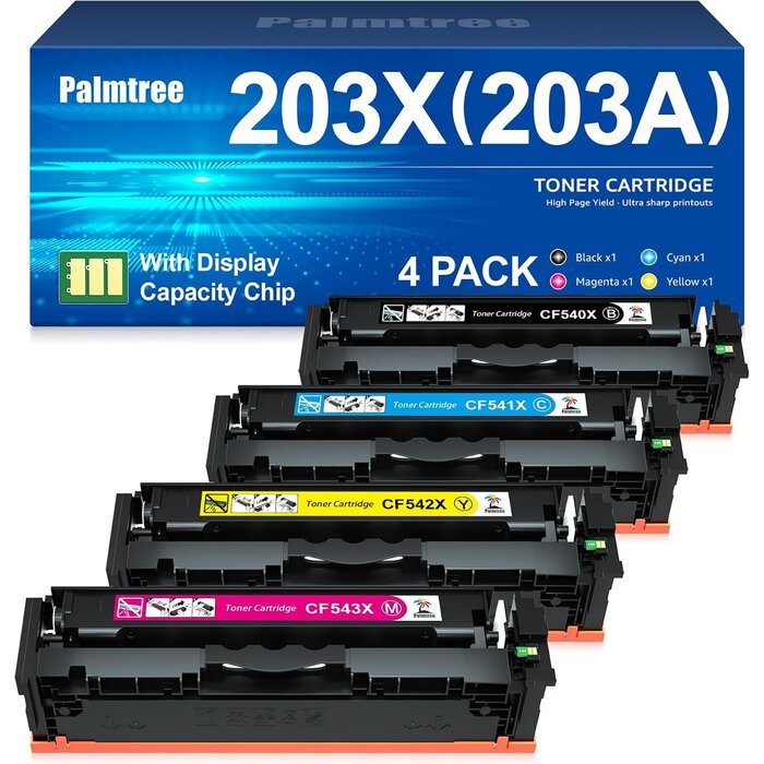 Pack 4 Toners Laser (Noir, Cyan, Magenta, Jaune) - 40% de remise - zwat - S