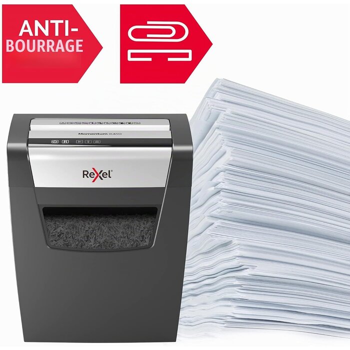 Destructeur de documents noir M - 40% de remise sur cet article déballé