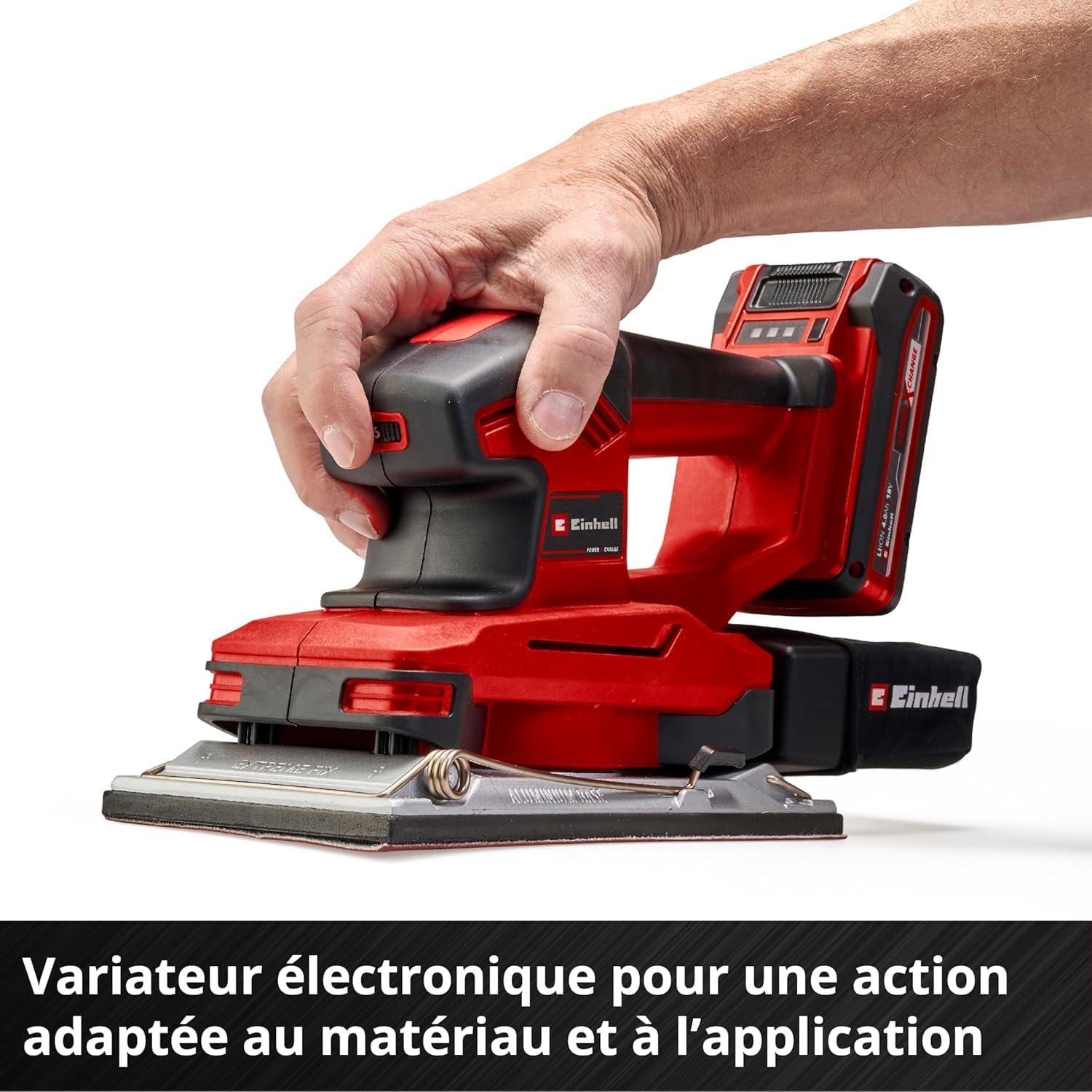 Einhell Ponceuse vibrante sans fil 18V - 35% de remise sur le neuf