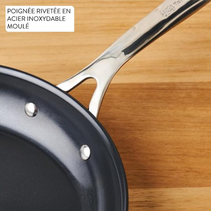 Poêle inox 28 cm céramique antiadhésive - 33% de remise