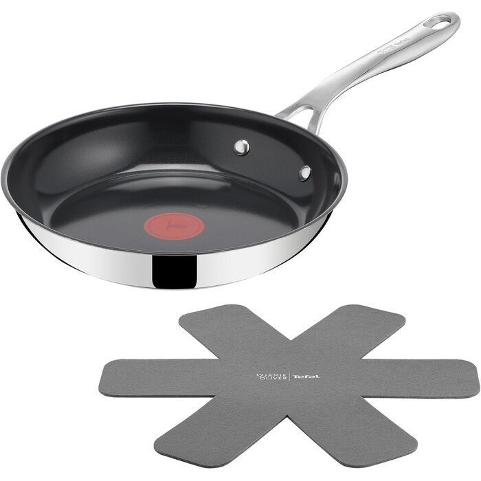 Poêle inox 28 cm céramique antiadhésive - 33% de remise