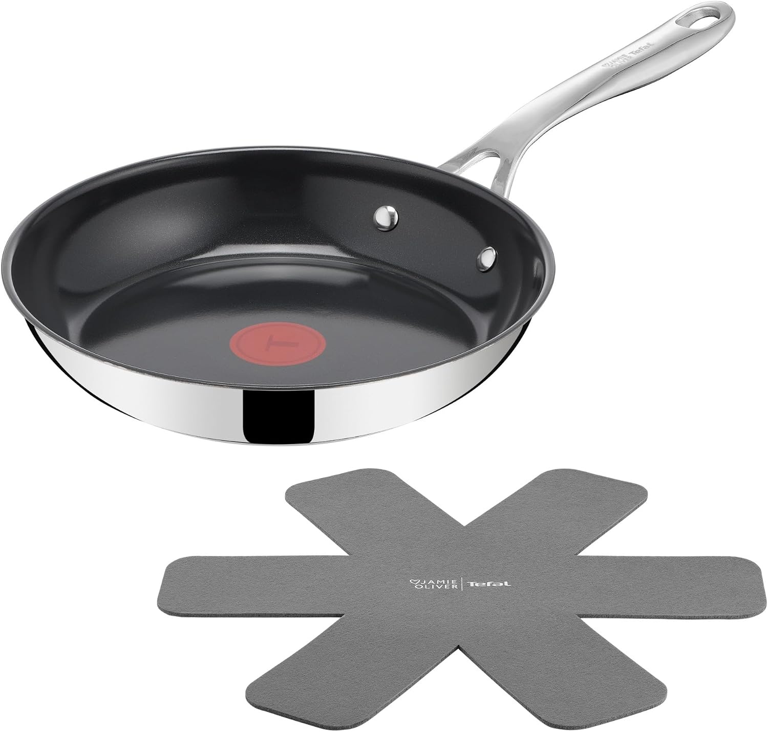 Poêle inox 28 cm céramique antiadhésive - 33% de remise
