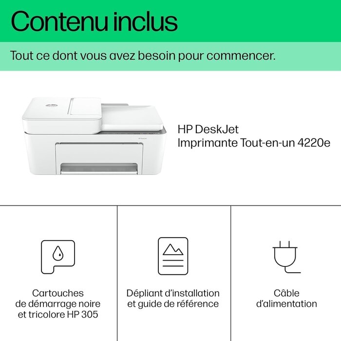 Hp Imprimante multifonction jet d'encre A4 sans fil - 34% de remise