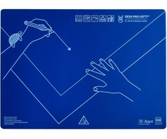 Sous-main ergonomique pour gauchers 53x40 cm - Bleu - 30% de remise