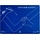 Sous-main ergonomique pour gauchers 53x40 cm - Bleu - 30% de remise
