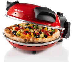 Four à pizza électrique 1200W 32 cm rouge - 34% de remise