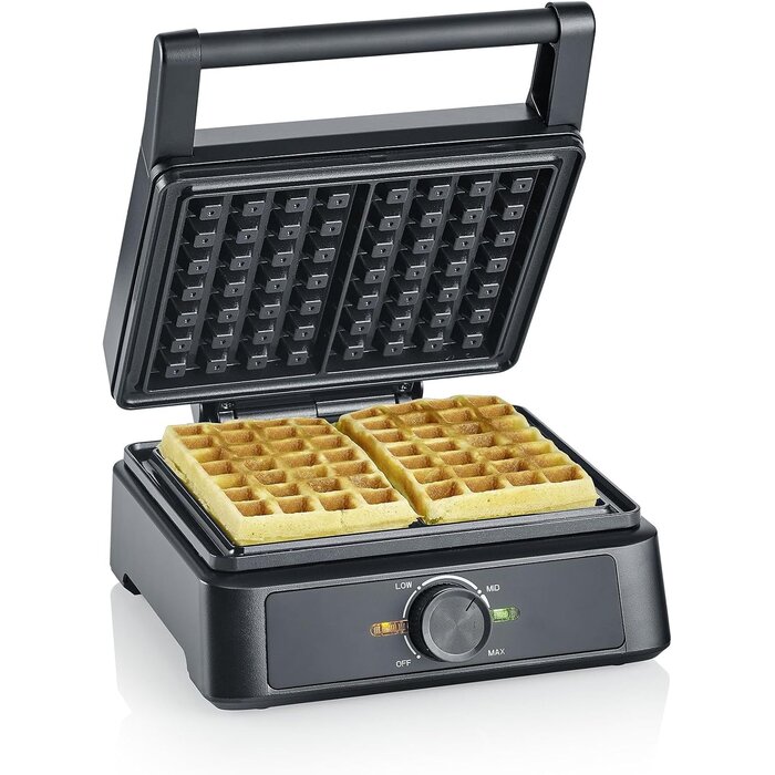 Gaufrier double 1200W - Température réglable - 31% de remise