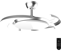Cecotec Ventilateur de plafond 106 cm, LED et pales rétractables - 32% de remise