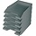 Corbeille à courrier A4-C4 gris clair, empilable - 30% de remise