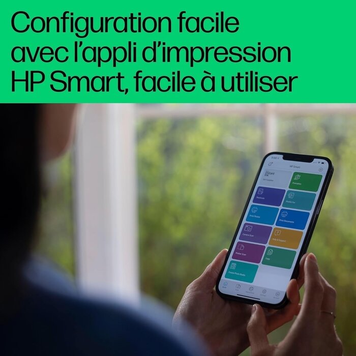 Hp Imprimante multifonction A4 Wi-Fi - Blanc et argent - 34% de remise