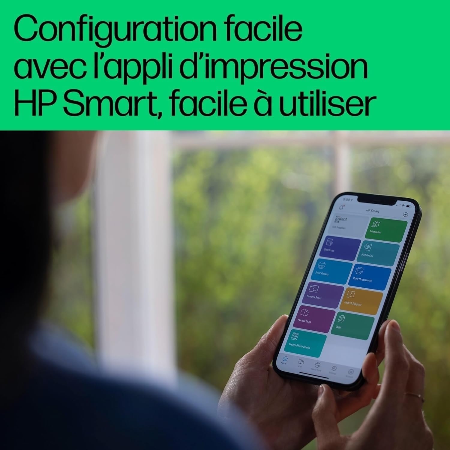 Hp Imprimante multifonction A4 Wi-Fi - Blanc et argent - 34% de remise