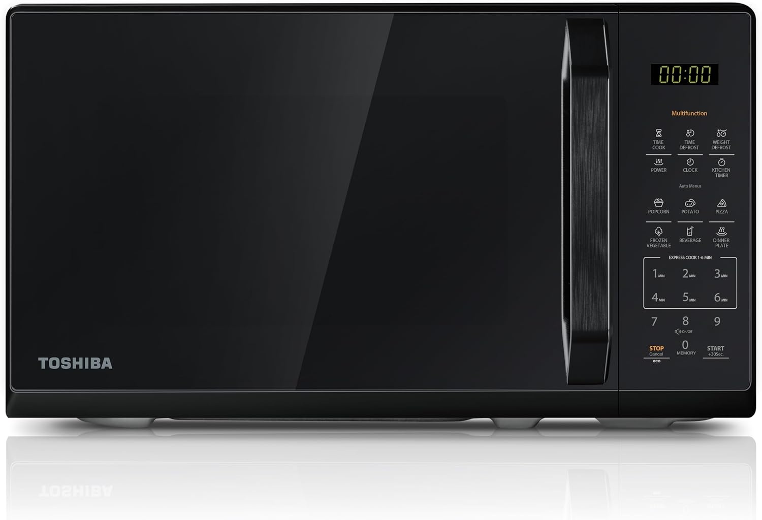 Micro-ondes numérique 20L 800W Noir Miroir - 34% de remise
