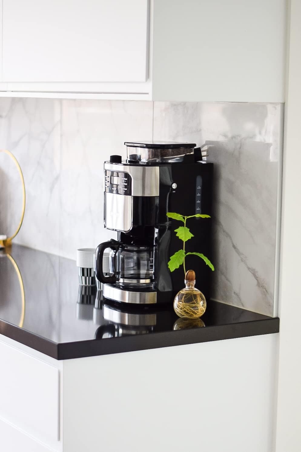 Cafetière avec moulin à grains 10 tasses - 35% de remise