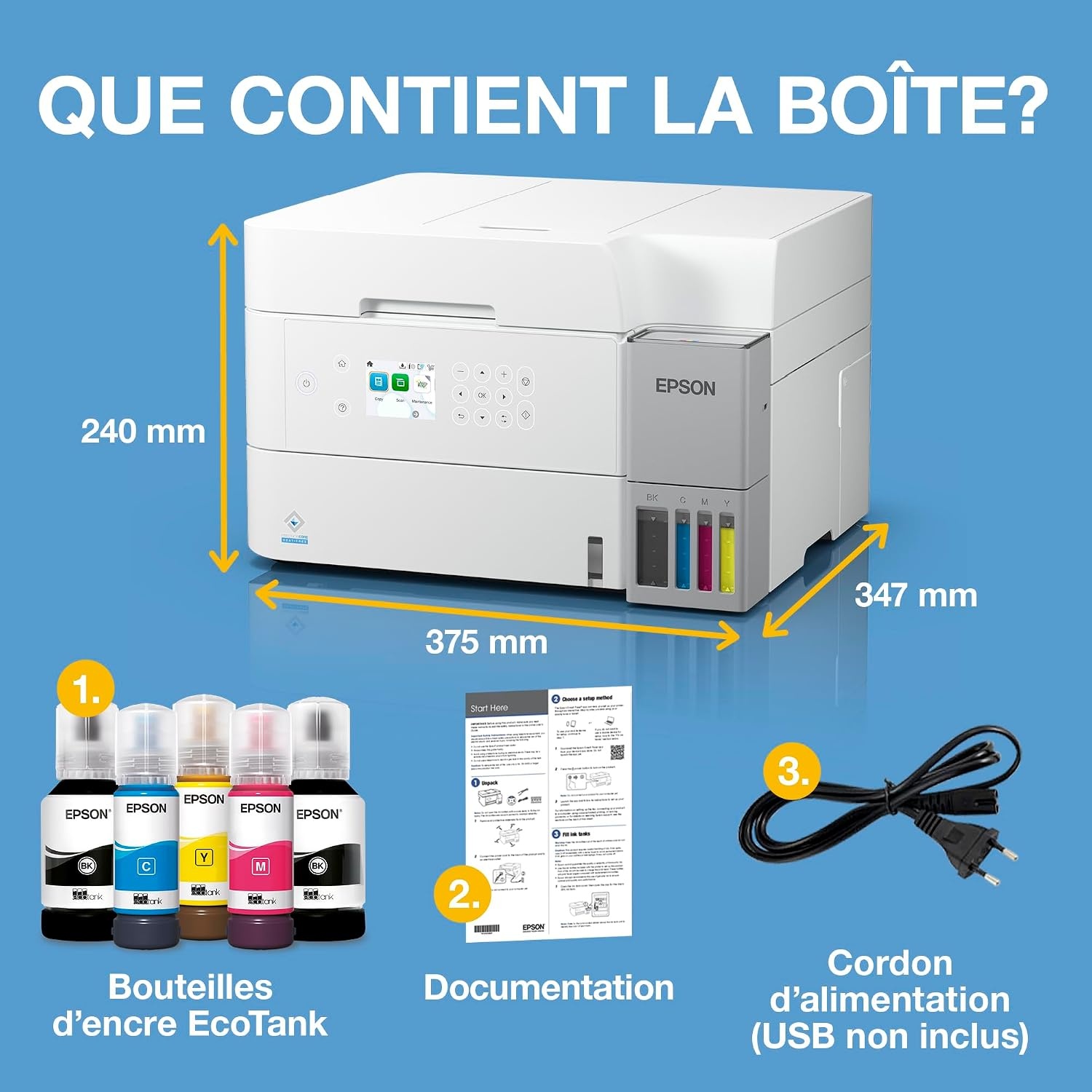 Epson Imprimante multifonction jet d'encre A4 Wi-Fi - 35% de remise