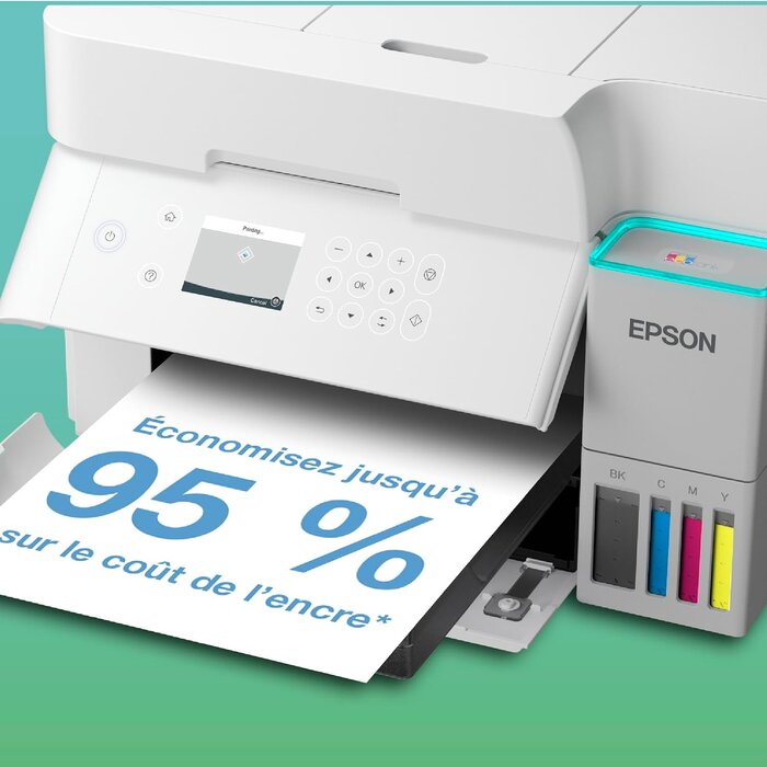 Epson Imprimante multifonction jet d'encre A4 Wi-Fi - 35% de remise