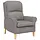 Fauteuil moderne taupe - 76 x 94 x 102 cm - 35% de remise