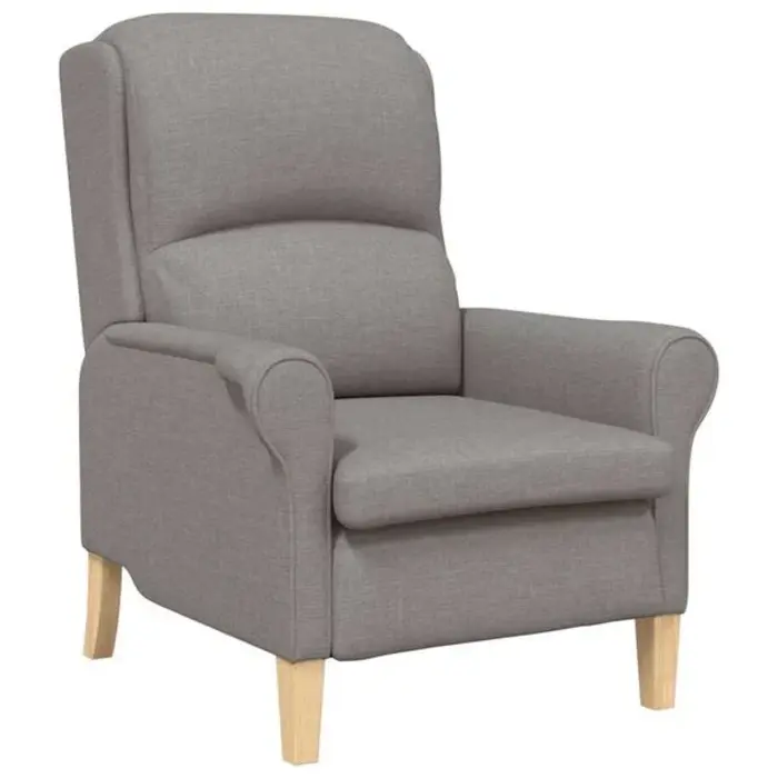 Vidaxl Fauteuil moderne taupe - 76 x 94 x 102 cm - 35% de remise