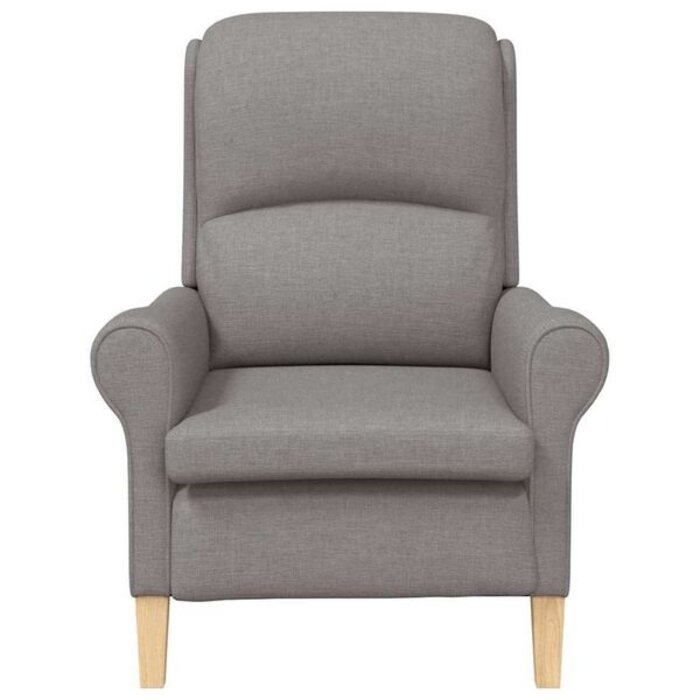 Vidaxl Fauteuil moderne taupe - 76 x 94 x 102 cm - 35% de remise