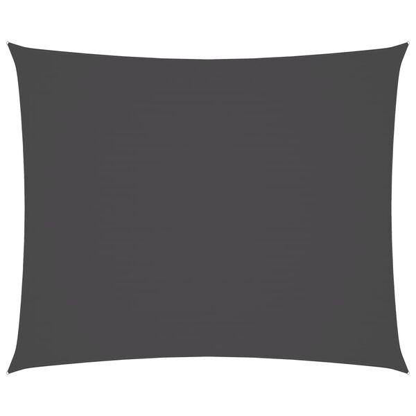 Vidaxl Voile d'ombrage rectangulaire 4x6m Anthracite - 34% de remise
