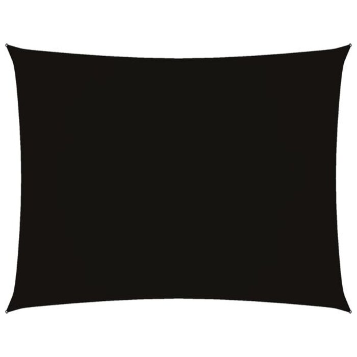 Vidaxl Voile d'ombrage rectangulaire 2x3m Noir - 30% de remise