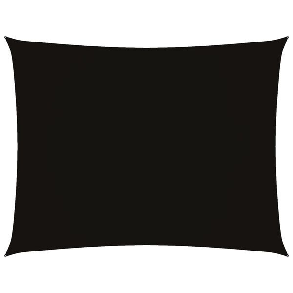 Vidaxl Voile d'ombrage rectangulaire 2x3m Noir - 30% de remise