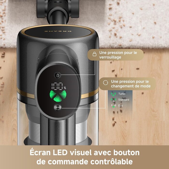 Dreame Aspirateur Balai Sans Fil 150 AW - 35% de remise