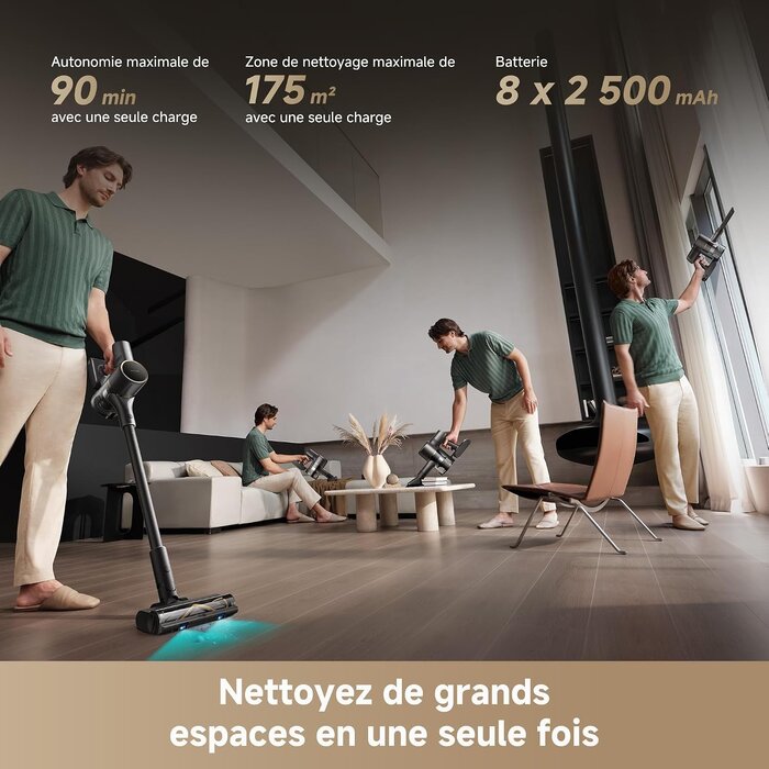 Dreame Aspirateur Balai Sans Fil 150 AW - 35% de remise