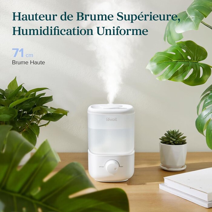 Humidificateur d'air 2,5L silencieux - 32% de remise