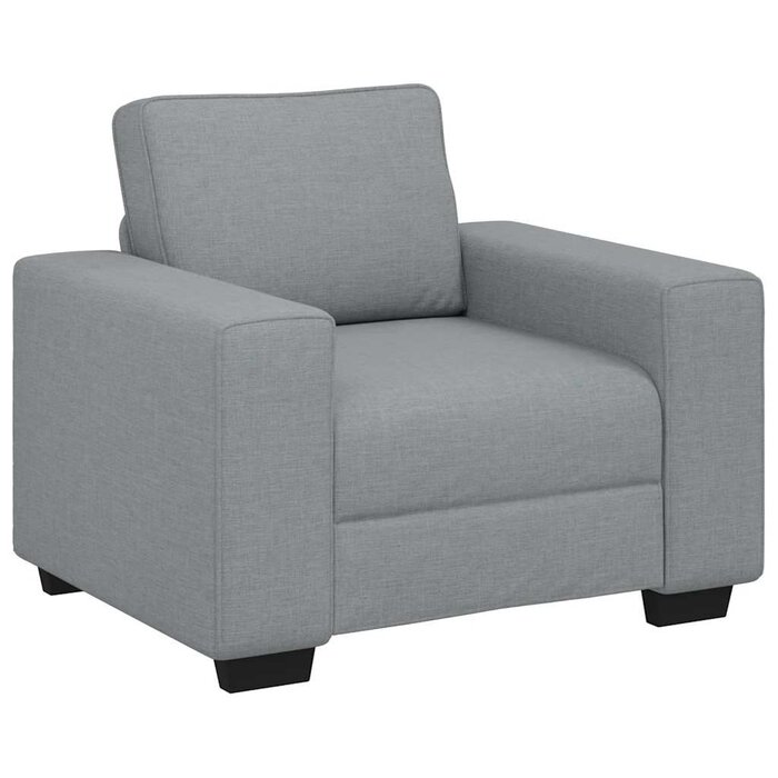 Vidaxl Fauteuil confortable gris clair 100x77x82 cm - 35% de remise