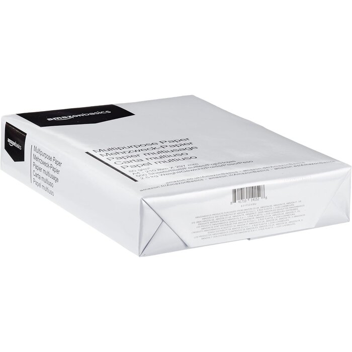 Amazon Basics Papier A4 80g/m² - 2500 feuilles - Blanc - 31% de remise