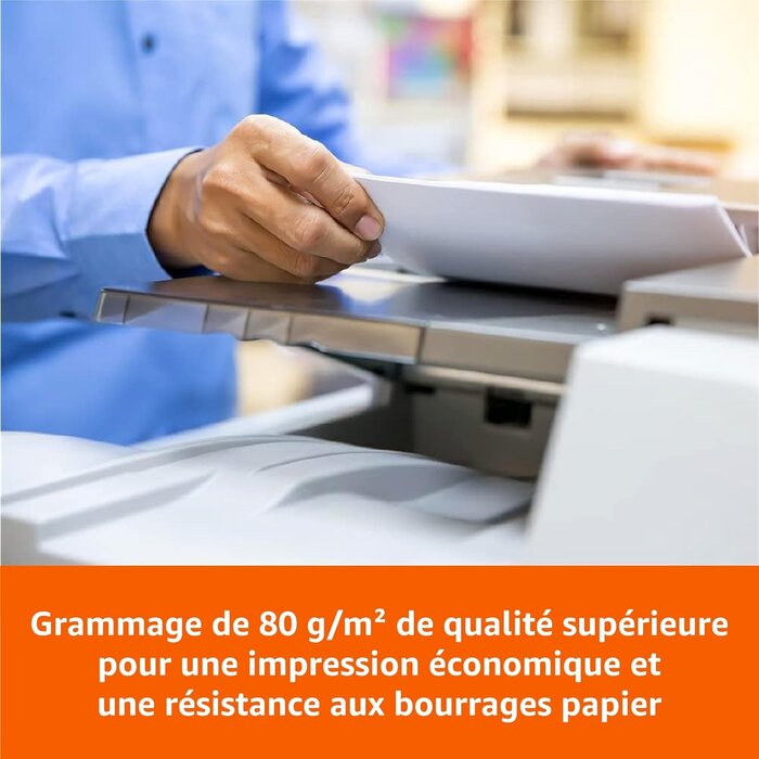 Amazon Basics Papier A4 80g/m² - 2500 feuilles - Blanc - 31% de remise