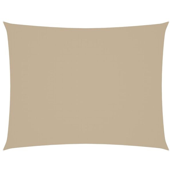 Vidaxl Voile d'ombrage rectangulaire 2,5x4 m - Beige - 33% de remise