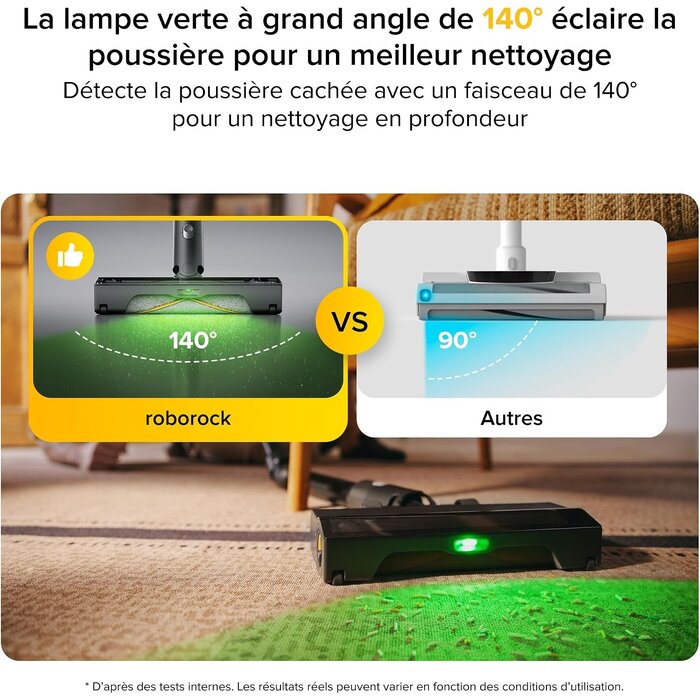 Aspirateur Balai Sans Fil H60 Ultra - 210 AW - 35% de remise