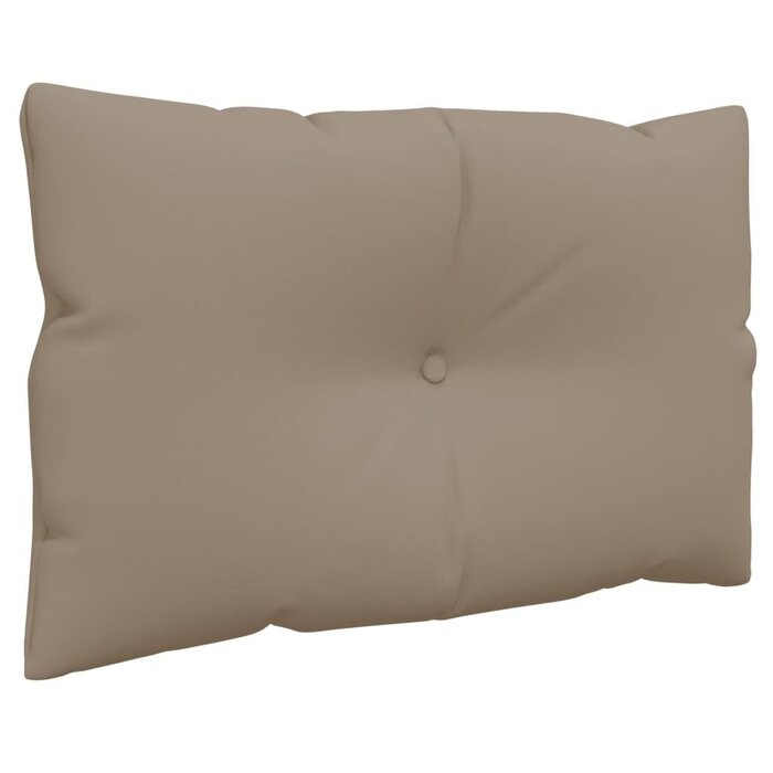 Vidaxl Ensemble de 2 coussins pour palette taupe - 32% de remise