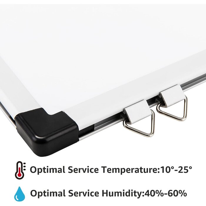 Amazon Basics Tableau blanc magnétique 90x60 cm - Cadre aluminium - 32% de remise
