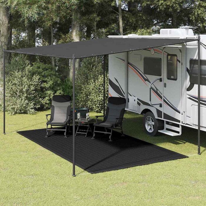 Vidaxl Tapis de sol pour tente 250x450 cm noir - 31% de remise