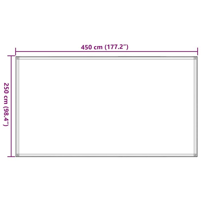 Vidaxl Tapis de sol pour tente 250x450 cm noir - 31% de remise
