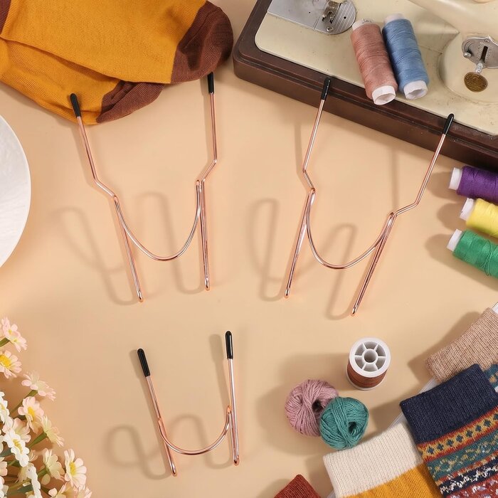 Lot de 3 cadres de broderie pour chaussettes et manches - 30% de remise