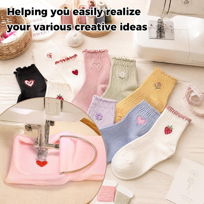 Lot de 3 cadres de broderie pour chaussettes et manches - 30% de remise