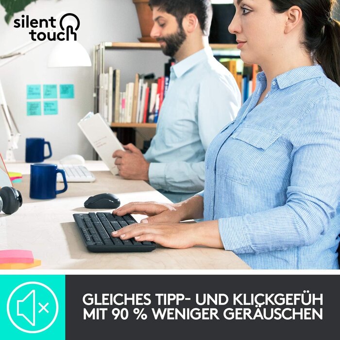Logitech Ensemble clavier et souris sans fil QWERTZ - 32% de remise
