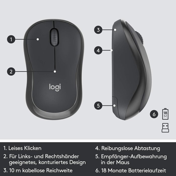 Logitech Ensemble clavier et souris sans fil QWERTZ - 32% de remise