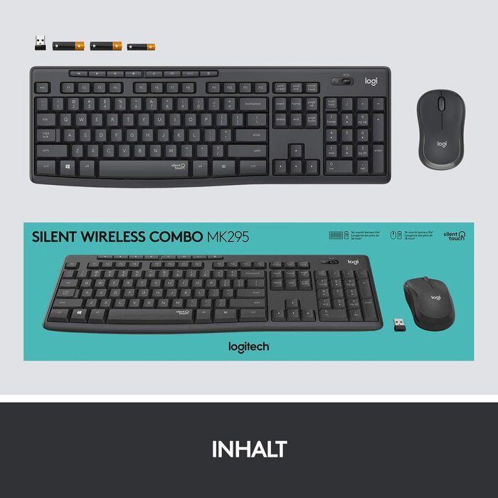 Logitech Ensemble clavier et souris sans fil QWERTZ - 32% de remise